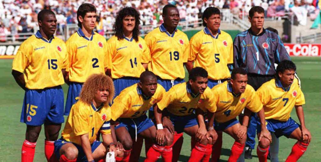 Selección de Colombia en el Mundial de EEUU de 1994.